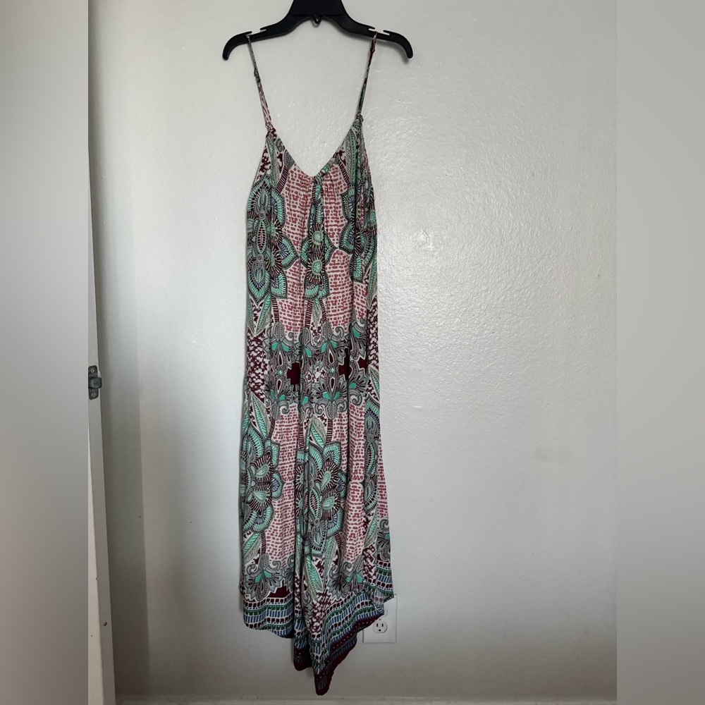 Boho Printed wide leg Jumpsuit / Playsuit w pockets by TYSA - Picture 4 of 9